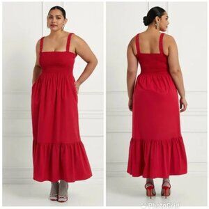 Hill House The Anjuli Nap Dress Victorian Red